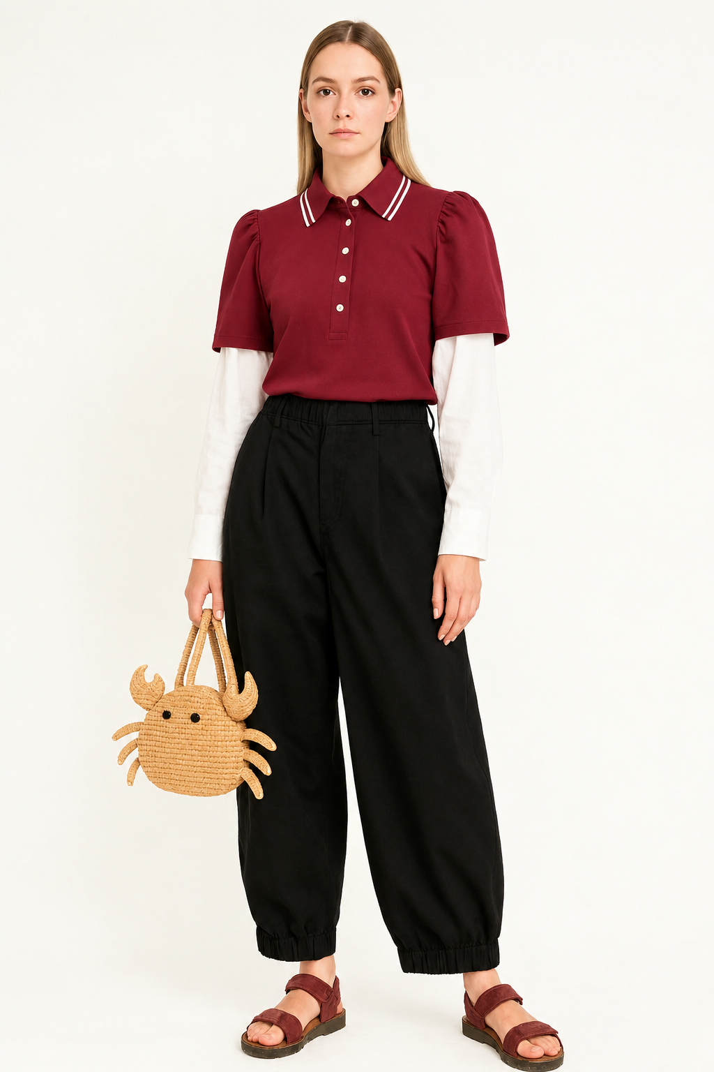 Alexandra Cotton Filipiniana Polo