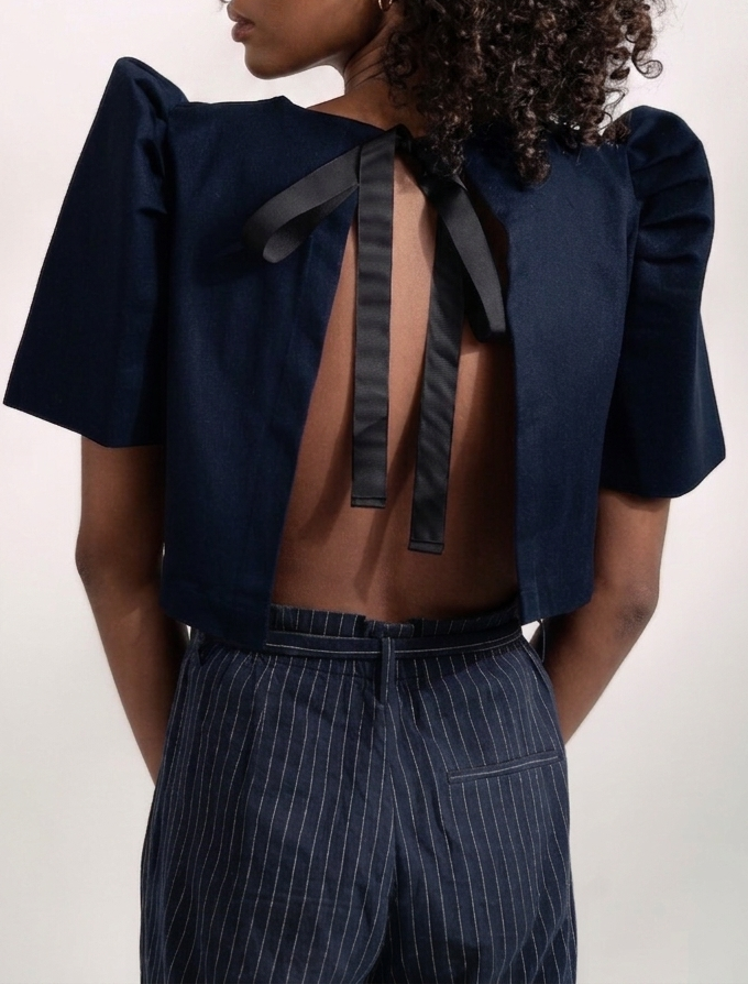 Gabriela Denim Top