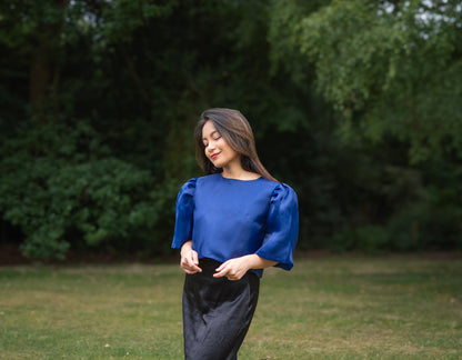 Gabriela Silk Organza Top