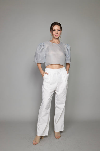 Gabriela Silk Organza Top